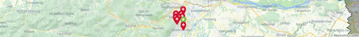Map view for Pharmacies emergency services nearby Wiener Neudorf (Mödling, Niederösterreich)